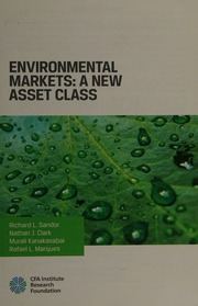 Cover of Environmental Markets: A New Asset Class
